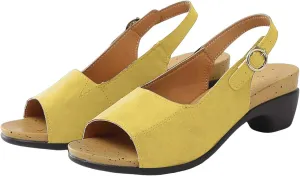 Open Toe Heeled Sandals for Women Chunky Block Heel Strappy Ankle Strap Wedding Party Shoes