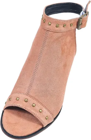 Open Toe Heeled Sandals for Women Chunky Block Heel Strappy Ankle Strap Wedding Party Shoes