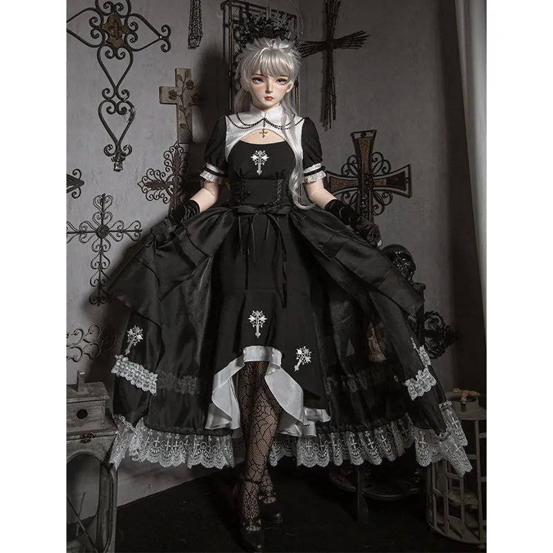 OP♥Ready to Ship♥Prayer of the Dead♥Gothic Lolita Dress