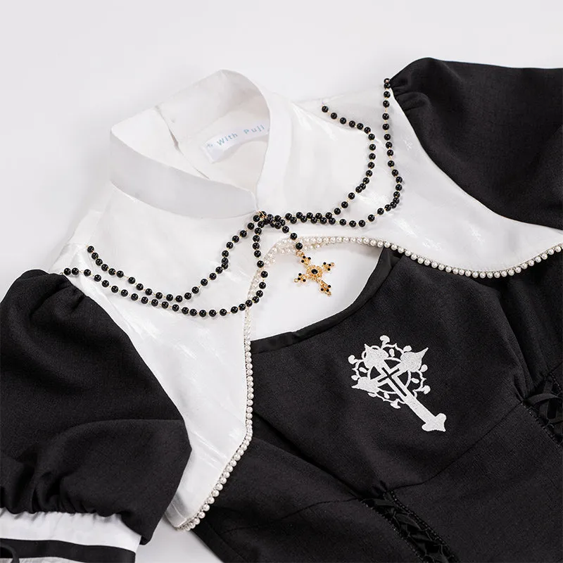 OP♥Ready to Ship♥Prayer of the Dead♥Gothic Lolita Dress
