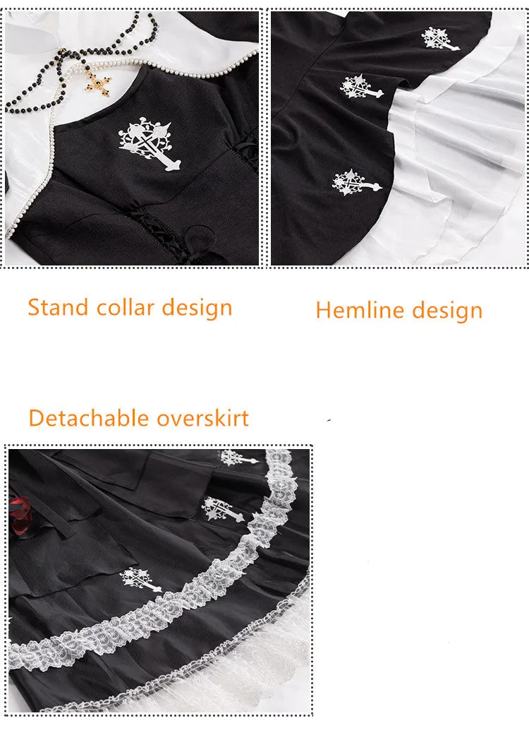 OP♥Ready to Ship♥Prayer of the Dead♥Gothic Lolita Dress