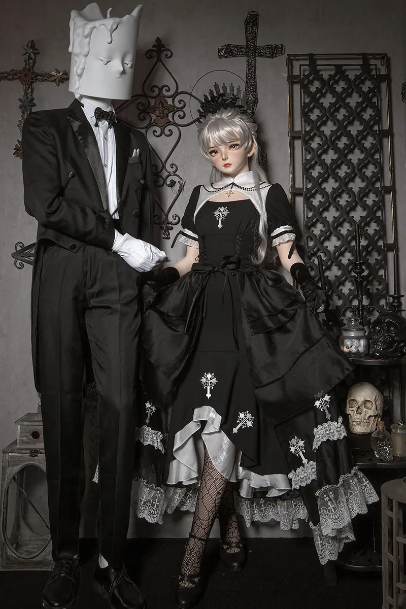 OP♥Ready to Ship♥Prayer of the Dead♥Gothic Lolita Dress
