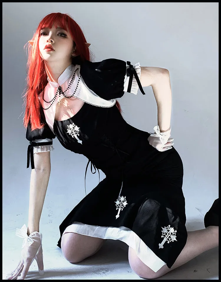 OP♥Ready to Ship♥Prayer of the Dead♥Gothic Lolita Dress