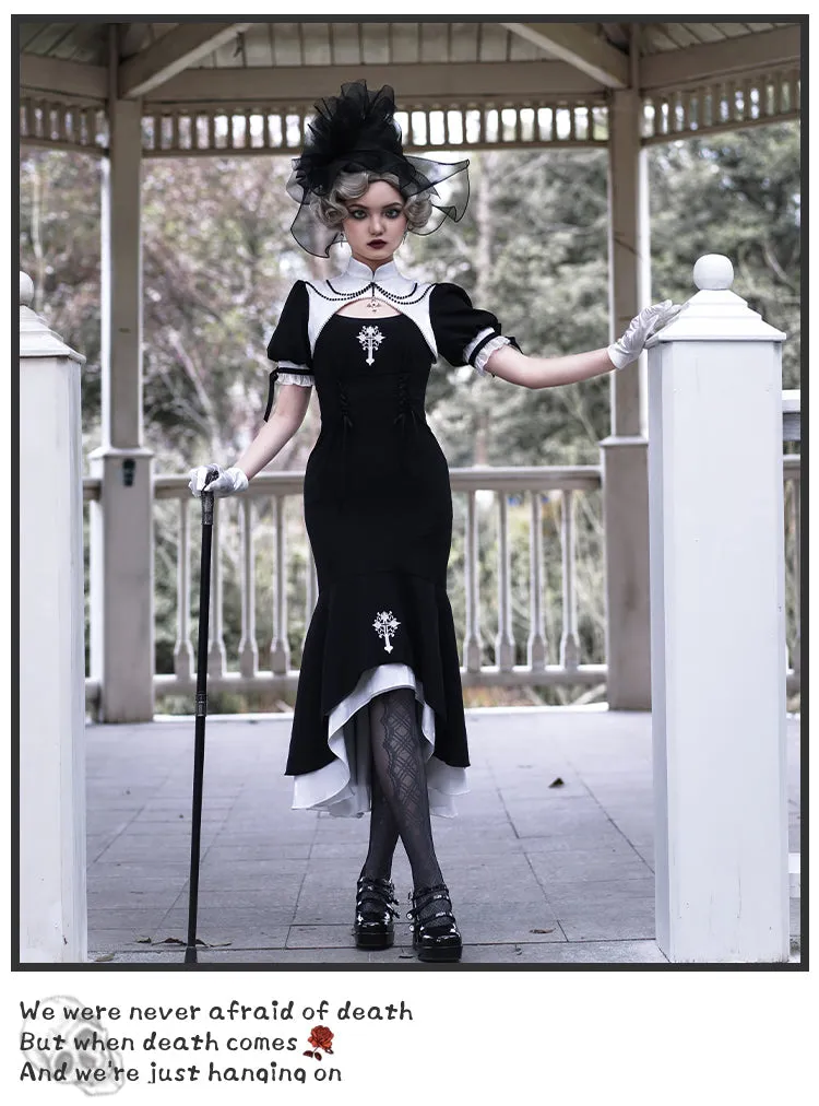 OP♥Ready to Ship♥Prayer of the Dead♥Gothic Lolita Dress