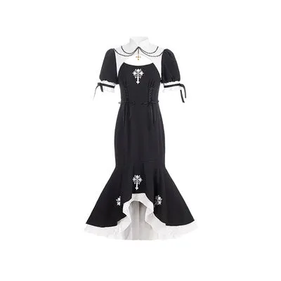 OP♥Ready to Ship♥Prayer of the Dead♥Gothic Lolita Dress
