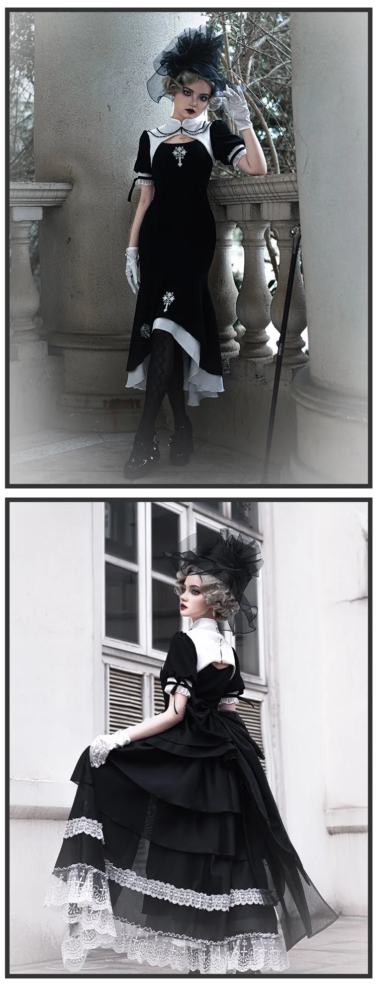 OP♥Ready to Ship♥Prayer of the Dead♥Gothic Lolita Dress