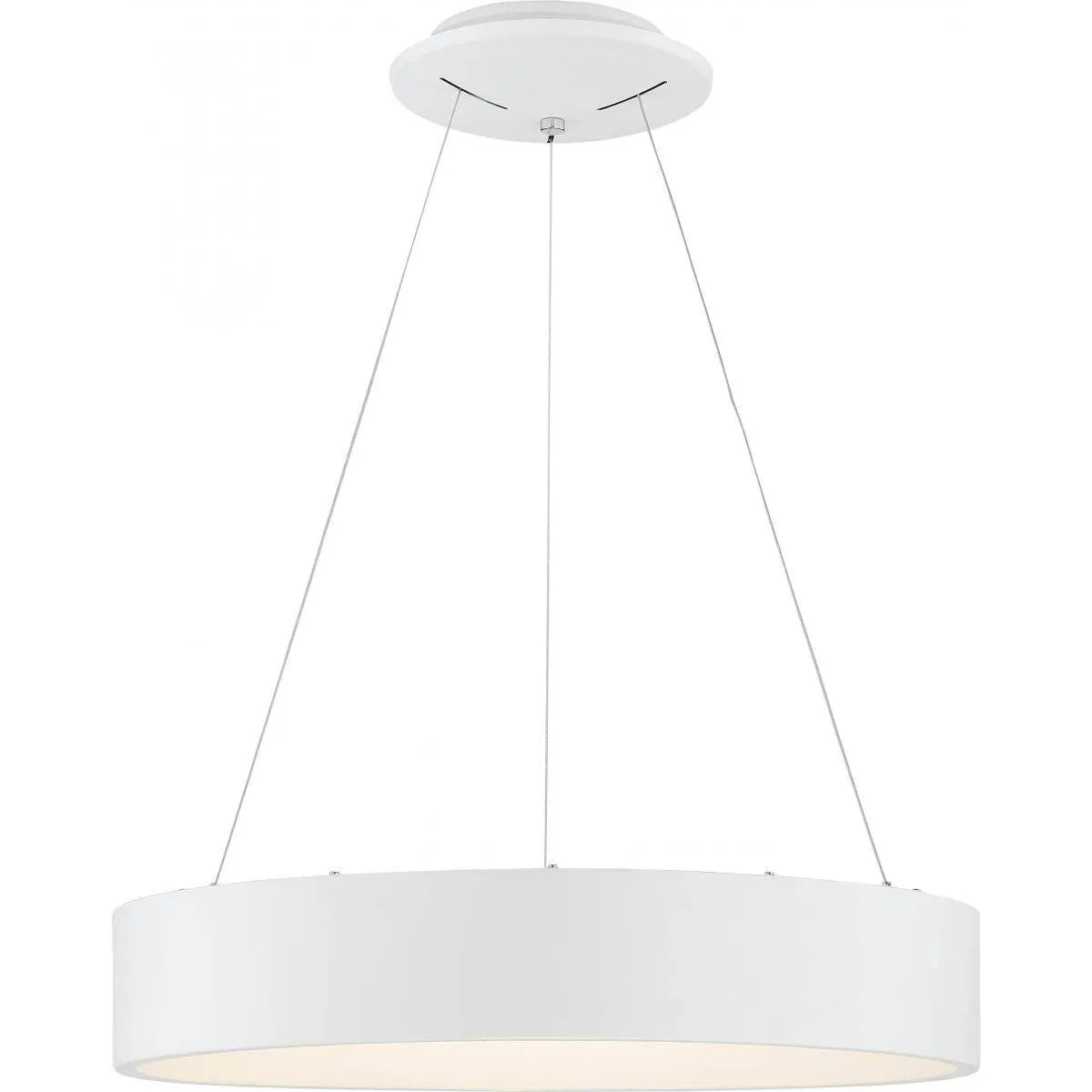Orbit - LED 24" Pendant - White Finish