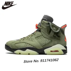 Original Air 6 Black Infrared Basketball Shoes RETRO CNY Sport Sneaker TS Green