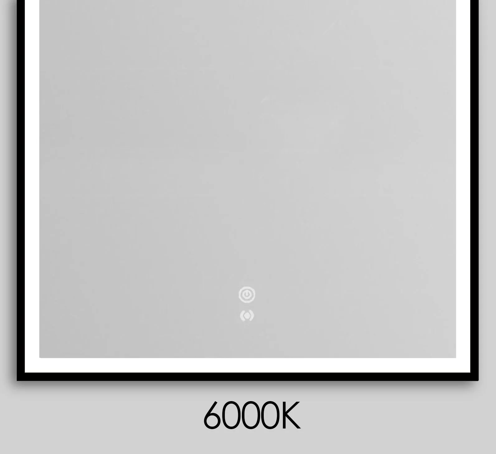 Otti Australia | Archie Black Metal Frame 900 x 600 mm LED Mirror