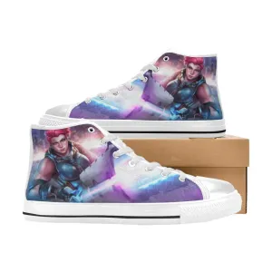 Overwatch Shoes , Overwatch Zarya Shoes High Top Sneakers for Kids and Adults