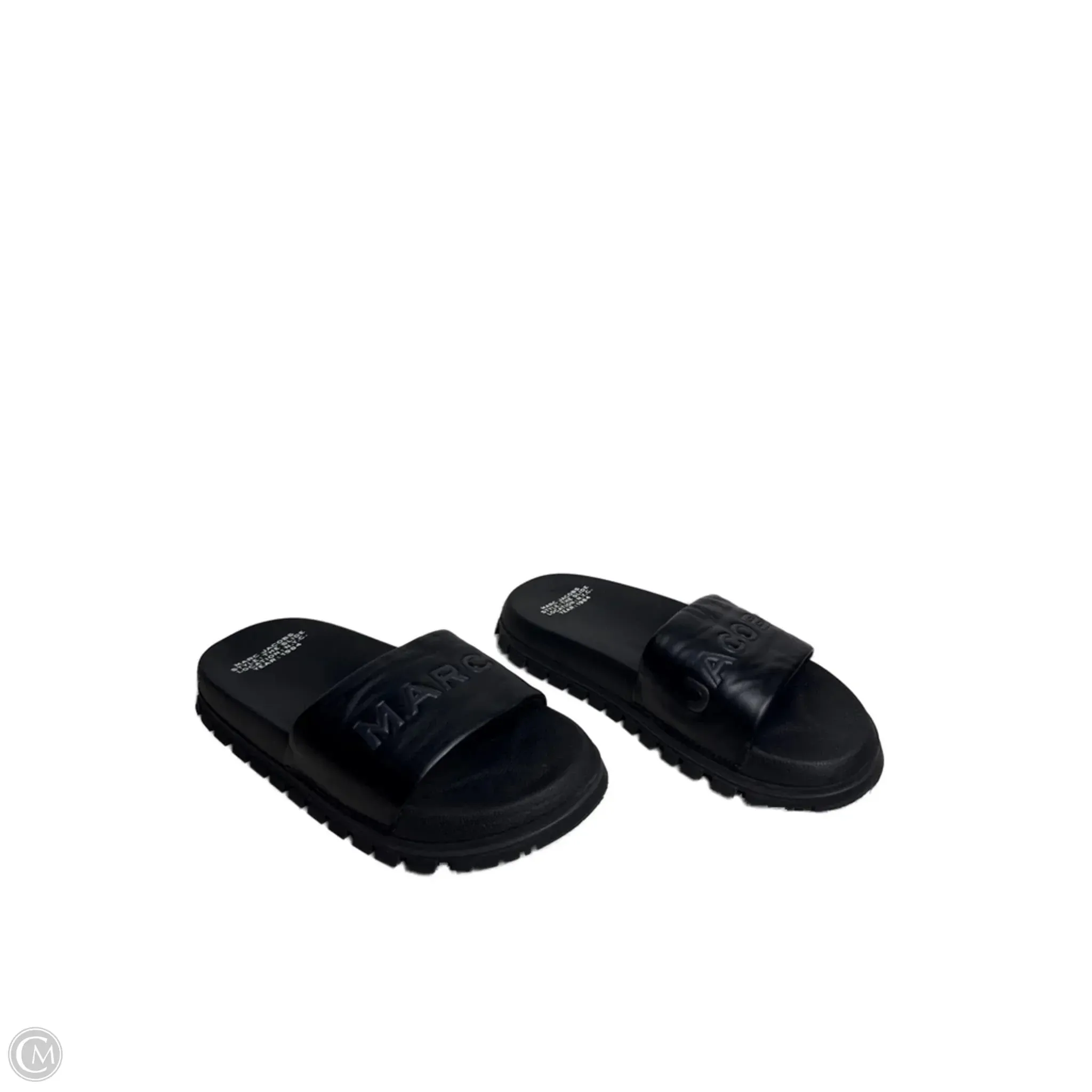 Dive Gear High Rebound Midsole Sandals Designer By Marc By Marc Jacobs In Black, Size: 5.5