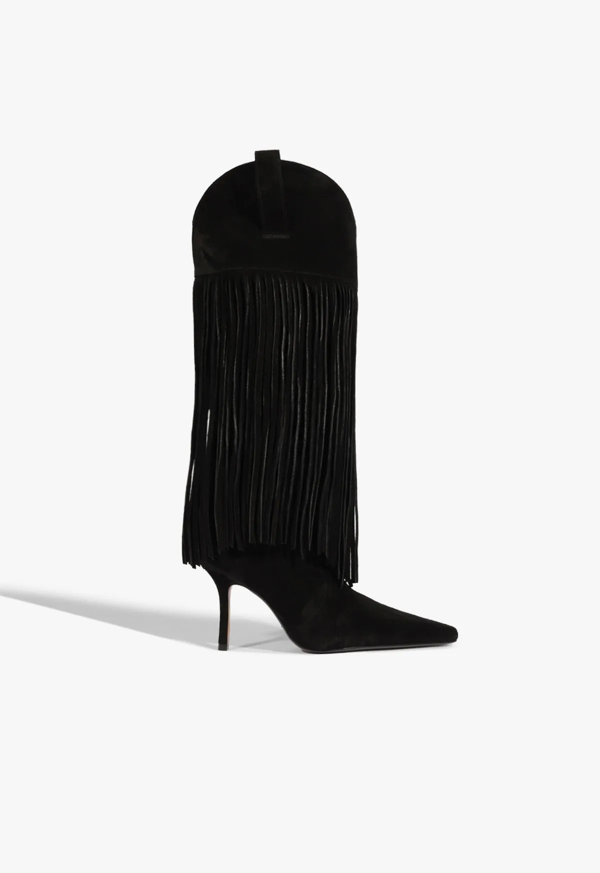 Raffaela Up Fringes Stiletto Suede Boot Airflow Ventilation
