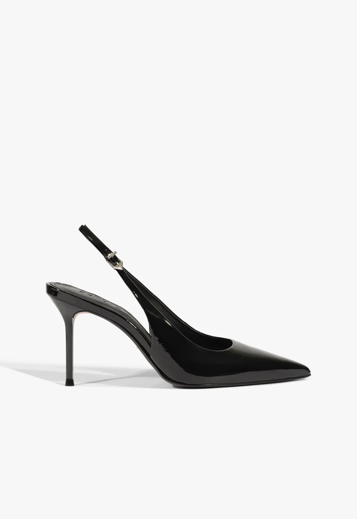 Wide Base Deep Shade Paola Patent Pump