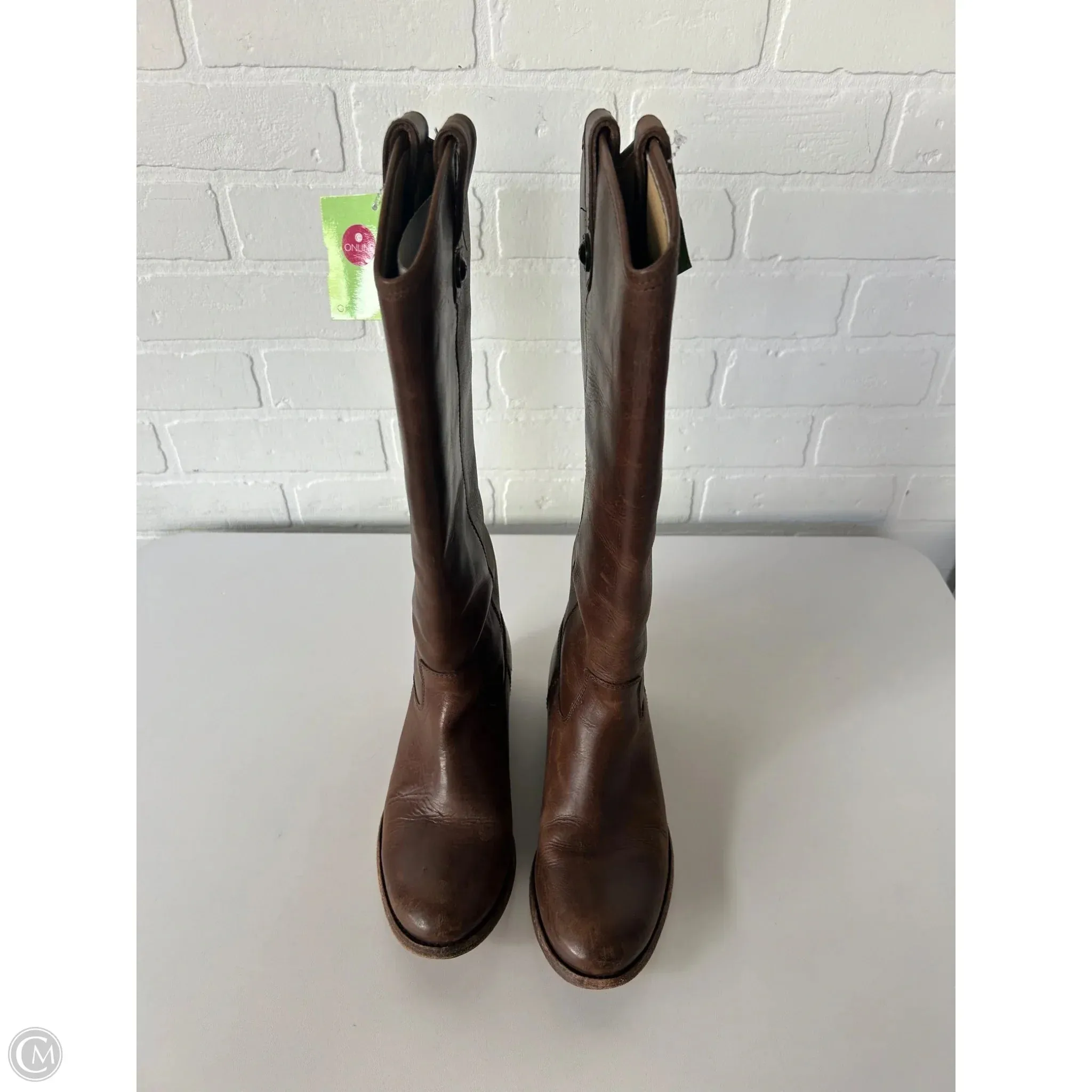 Daily Comfort Boots Designer By Frye In Brown, Size: 6