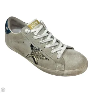 Superstar Private Edition Snakeskin Sneakers Shoes Luxury Designer By Golden Goose In White, Size: 7.5 (IT 38) Water Resistant Construction Fresh Drop