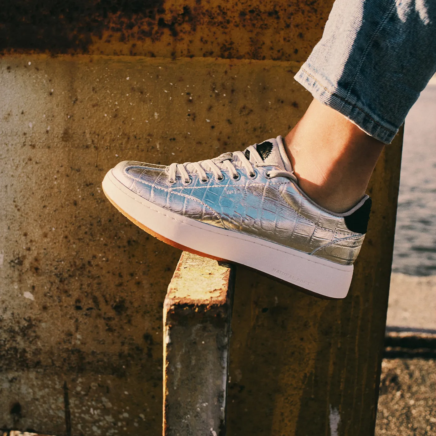 Pernille Croco Shiny - Silver
