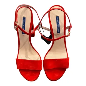 Sandals Designer By Stuart Weitzman In Red, Size:10 Pilates Cool Viral Pop