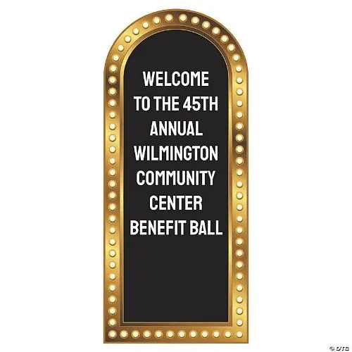 Personalized Marquee Light Sign Stand-Up