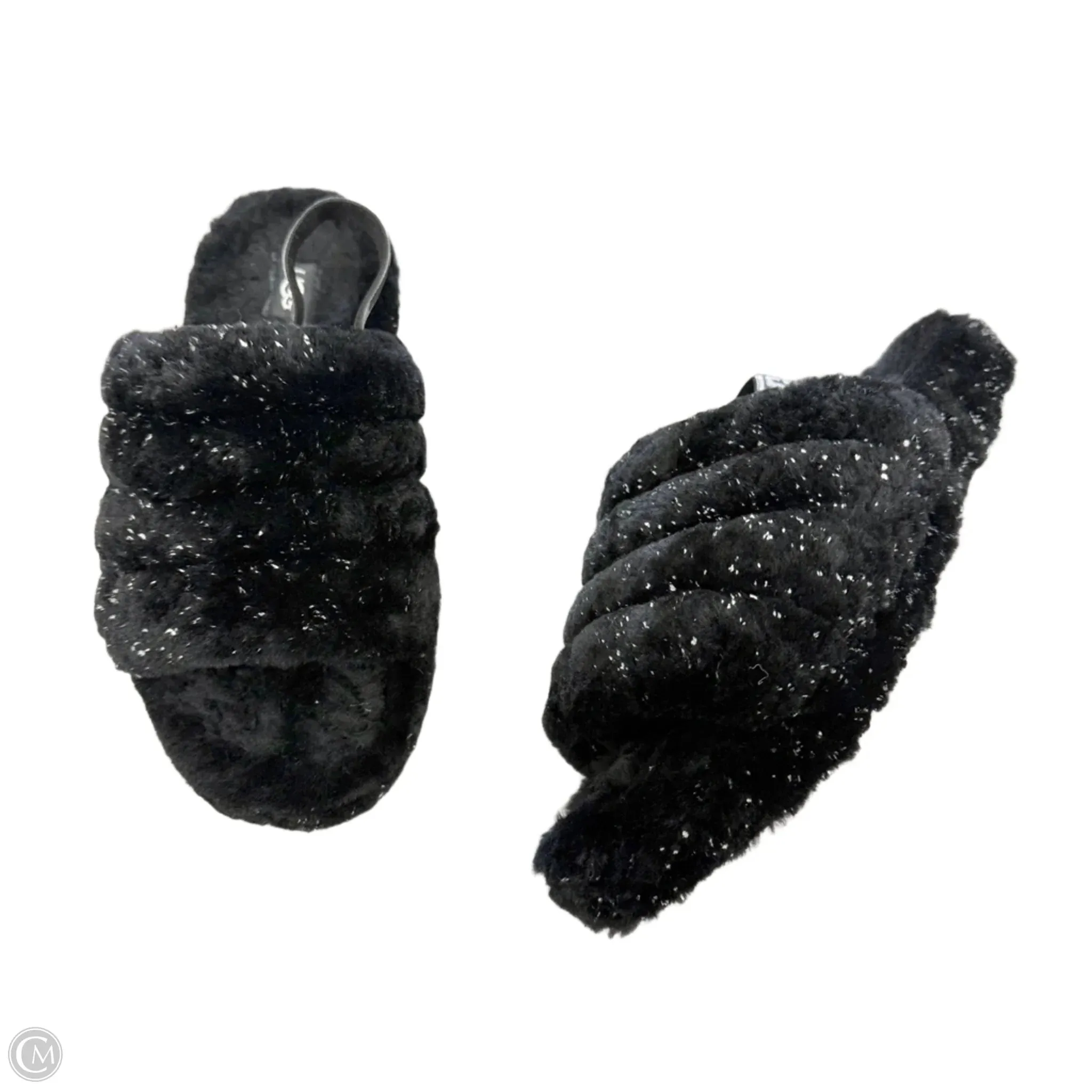 Slippers Designer By Ugg In Black, Size: 5 Heat Dissipating Insoles Balanced Heel Counter