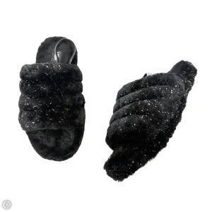 Slippers Designer By Ugg In Black, Size: 5 Heat Dissipating Insoles Balanced Heel Counter