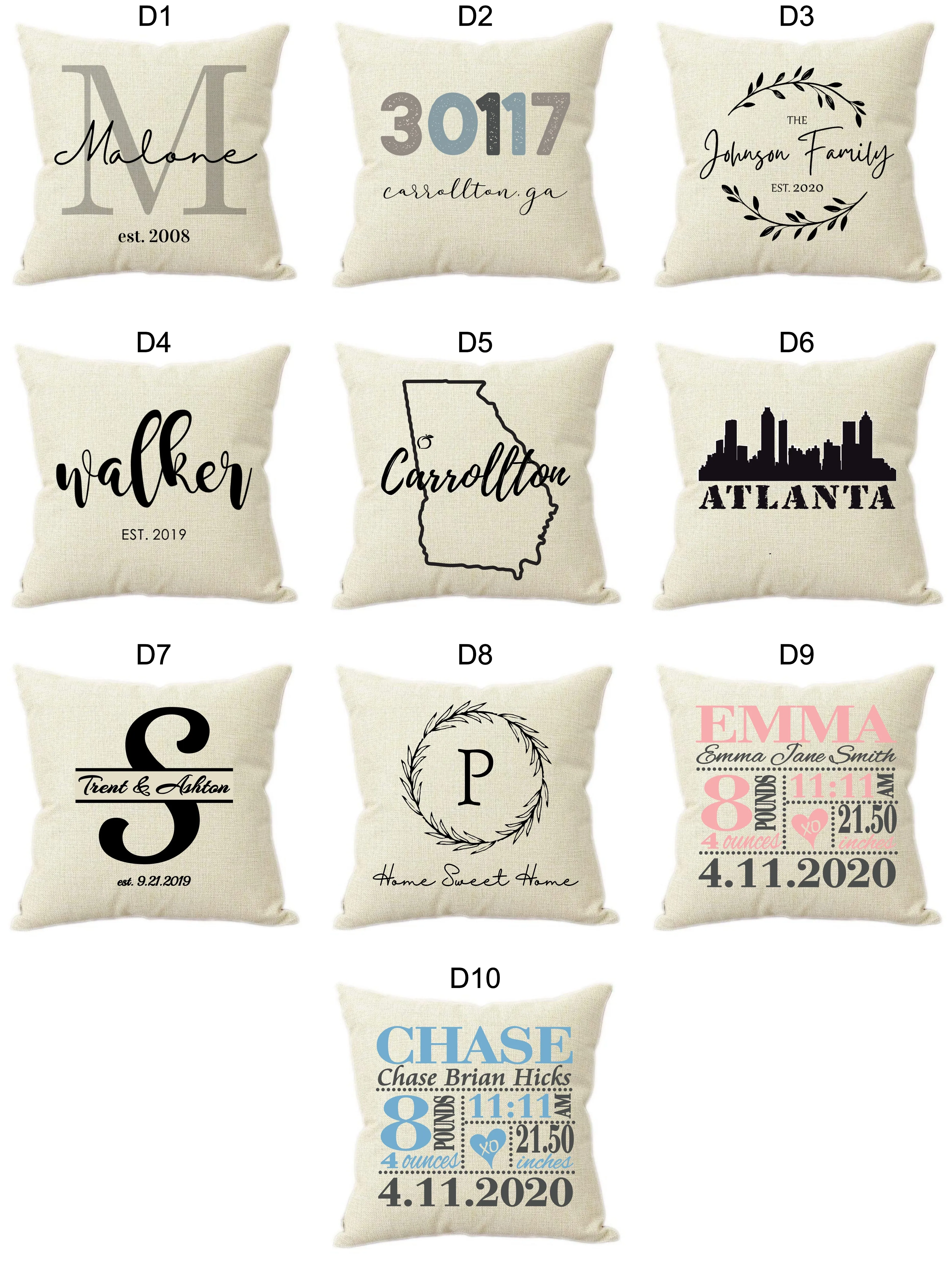 Pillow - Custom Engraved