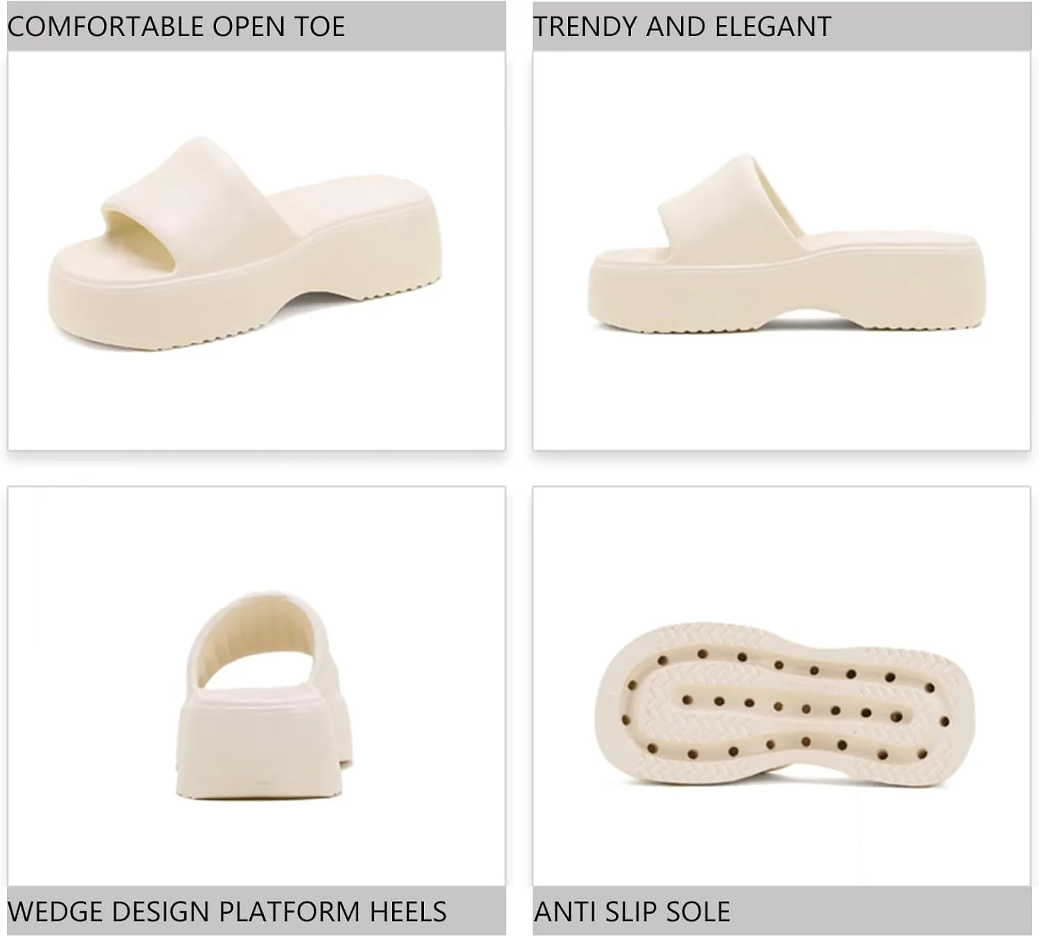 Platform Sandals Flip Flops WOMEN'S PLATFORM & WEDGE SANDALS