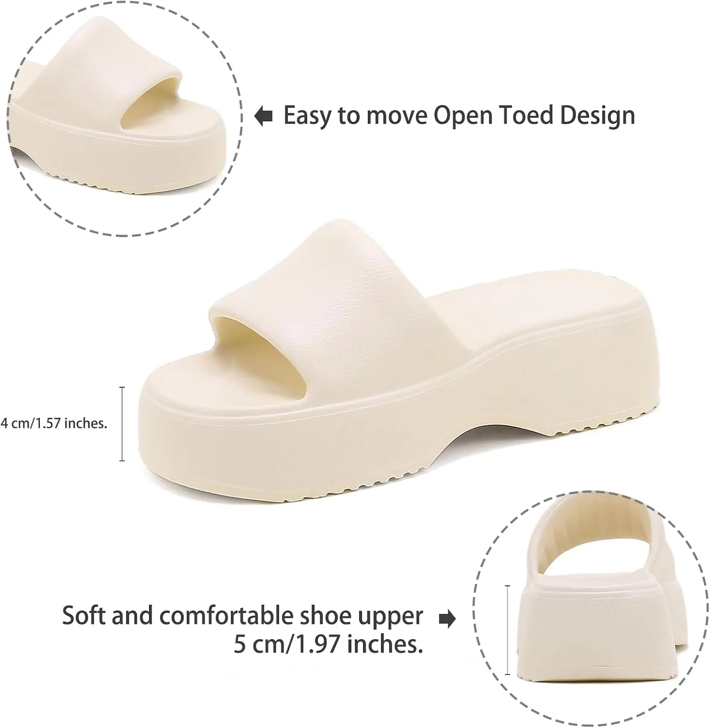 Platform Sandals Flip Flops WOMEN'S PLATFORM & WEDGE SANDALS