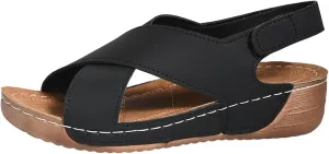 Platform Sandals Women Orthopedic Sandals Arch Support Summer Lightweight Sandals Wedge Slippers Damping Sole