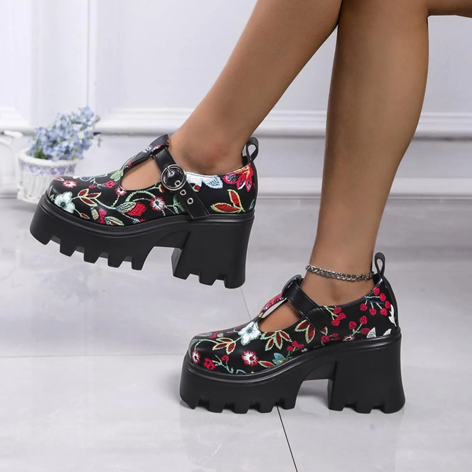 Platform Sandals Women Wedge Espadrille Braided Design Adjustable Ankle Strap Non-Slip FashionSummer Vacation 2025 Spring and Summer Vacation