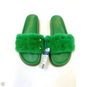 Palm Base Breathable Upper Shoes Luxury Designer By Valentino-garavani In Green, Size: 11