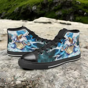 Pokemon Blastoise Shoes High Top Sneakers for Kids and Adults