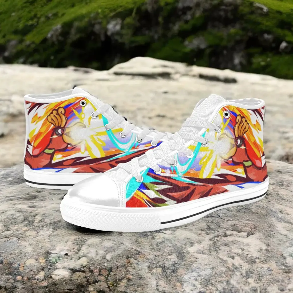 Pokemon Ho-Oh Ho Oh Shoes High Top Sneakers for Kids and Adults