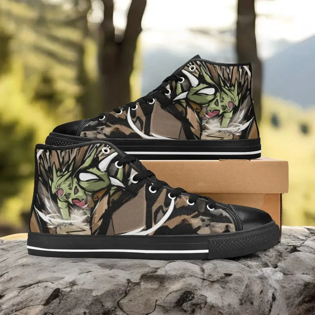 Pokemon Tyranitar Shoes High Top Sneakers for Kids and Adults