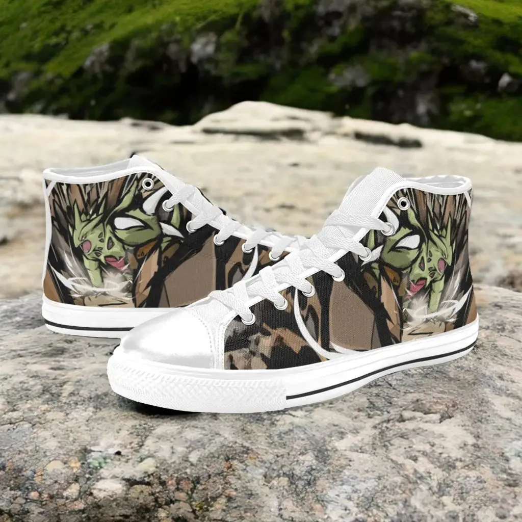 Pokemon Tyranitar Shoes High Top Sneakers for Kids and Adults