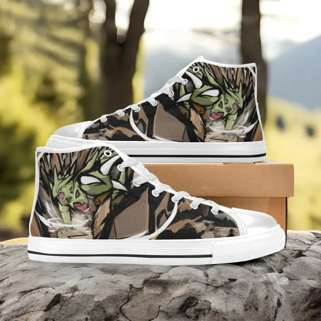 Pokemon Tyranitar Shoes High Top Sneakers for Kids and Adults