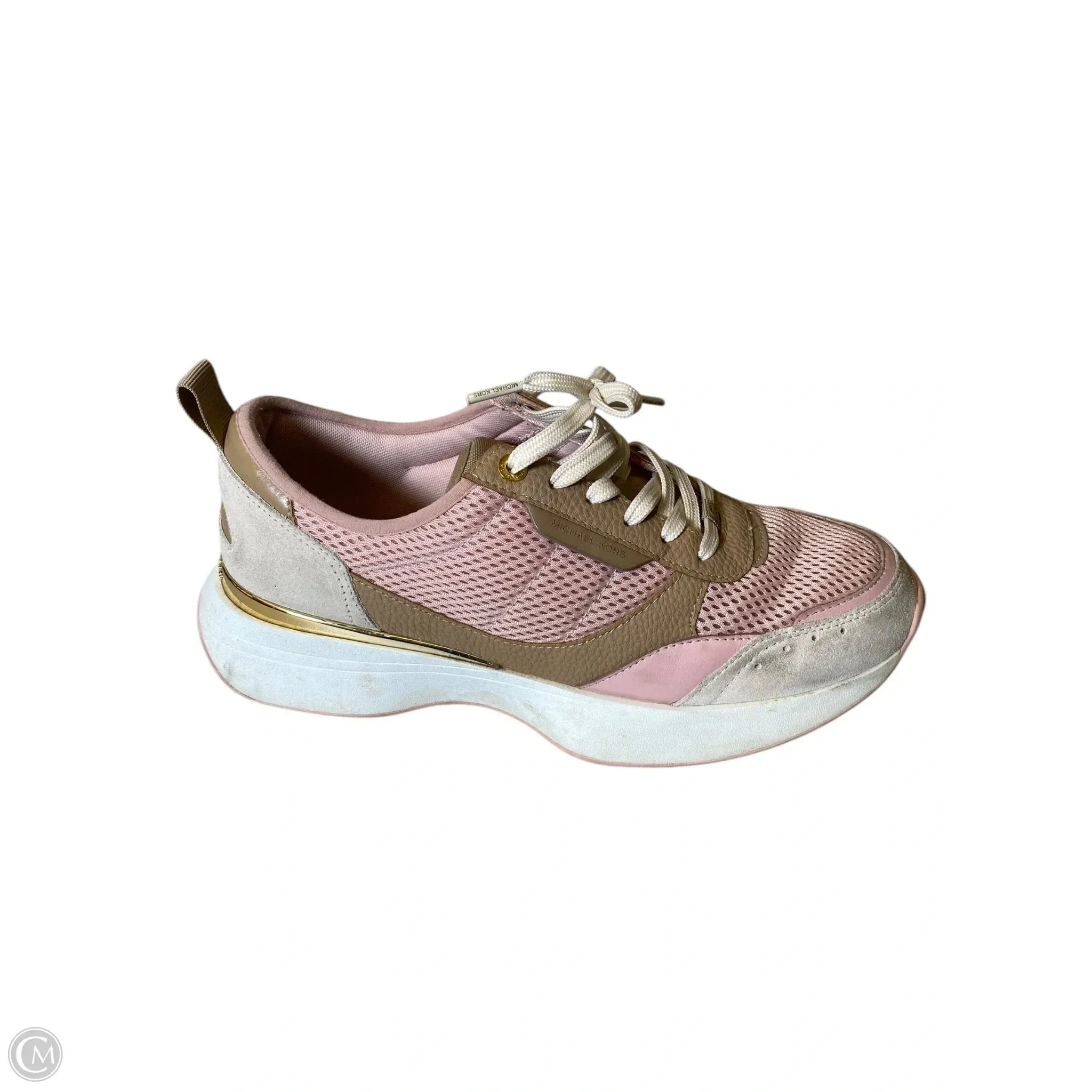 Shoes Designer By Michael Kors In Pink & Tan, Size: 11 plantar fasciitis support