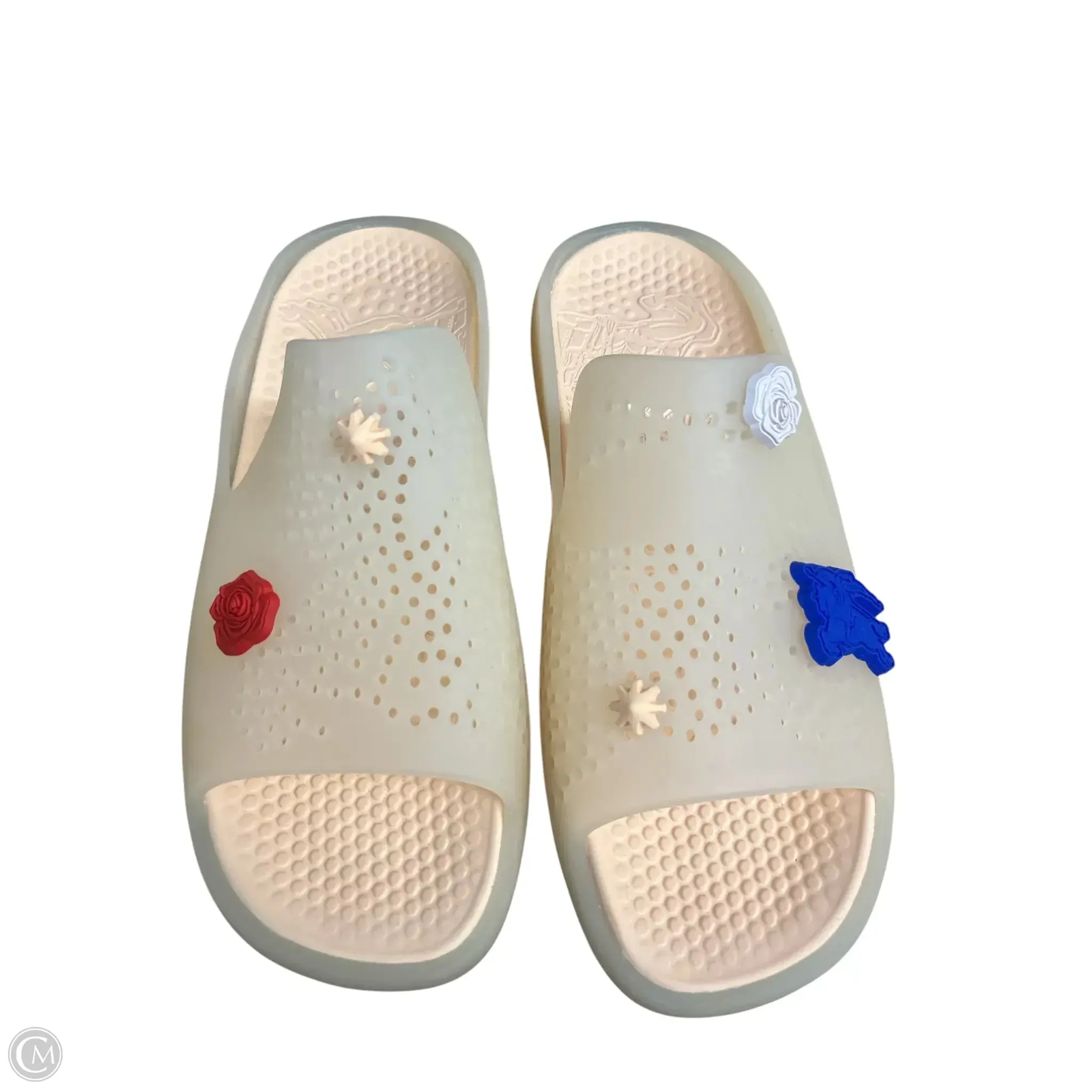 Contoured Footbed Shoes Luxury Designer By Burberry In Peach