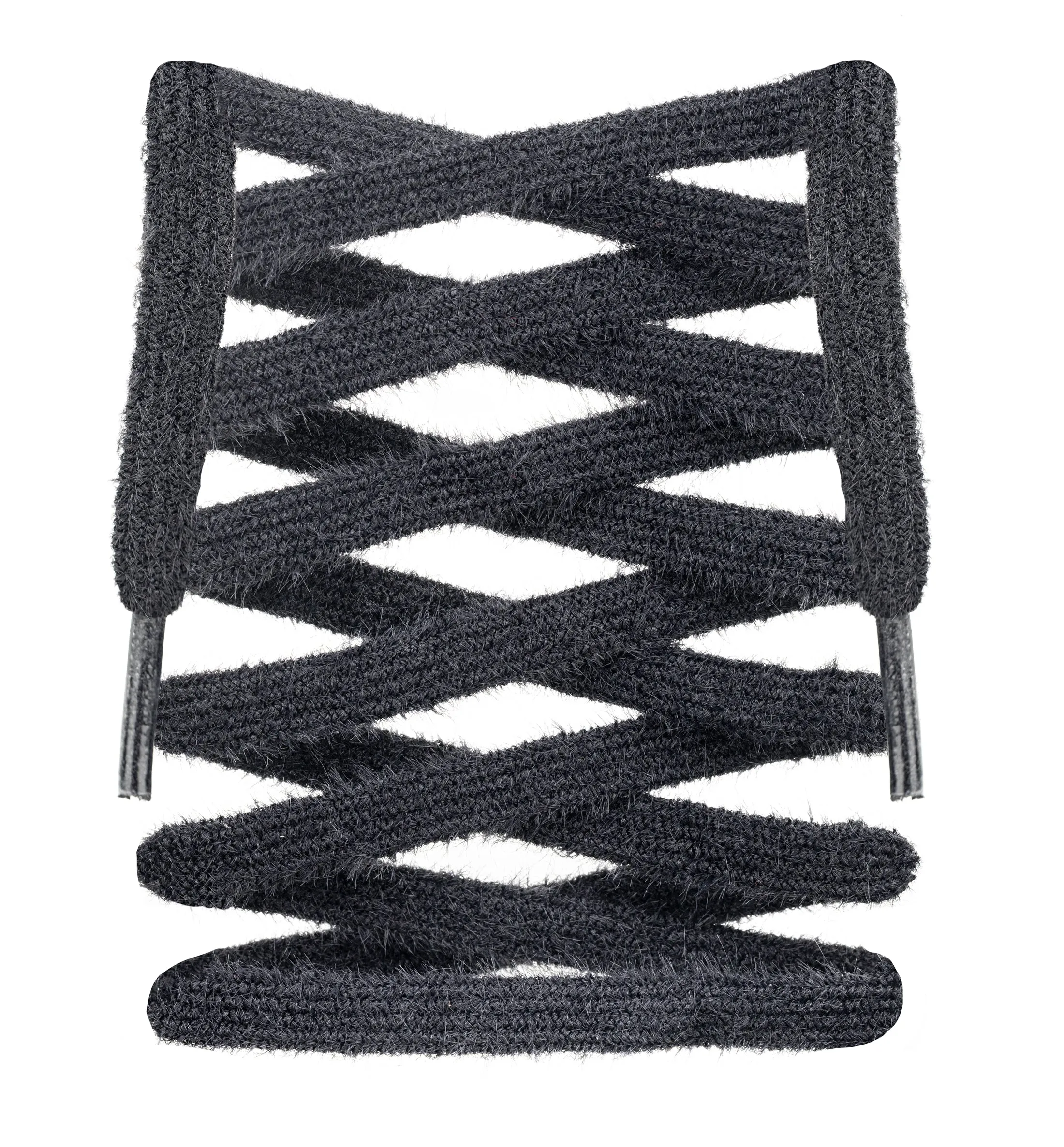 Premium Furry Polyester Shoelaces