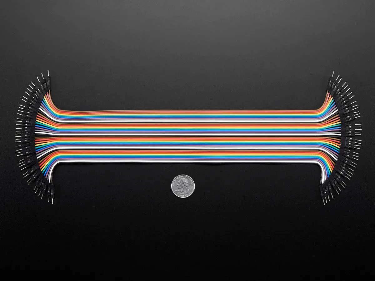 Premium Male/Male Jumper Wires - 40 x 12\" (300mm)"