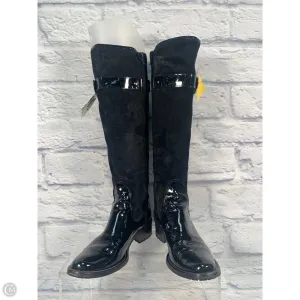 Minimal Design Boots Knee Heels By Cole-haan In Black, Size: 7.5