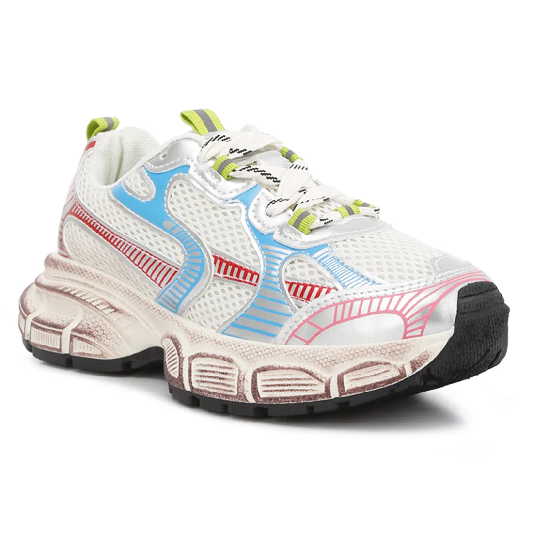 Pull Tab Chunky Sole Sneaker