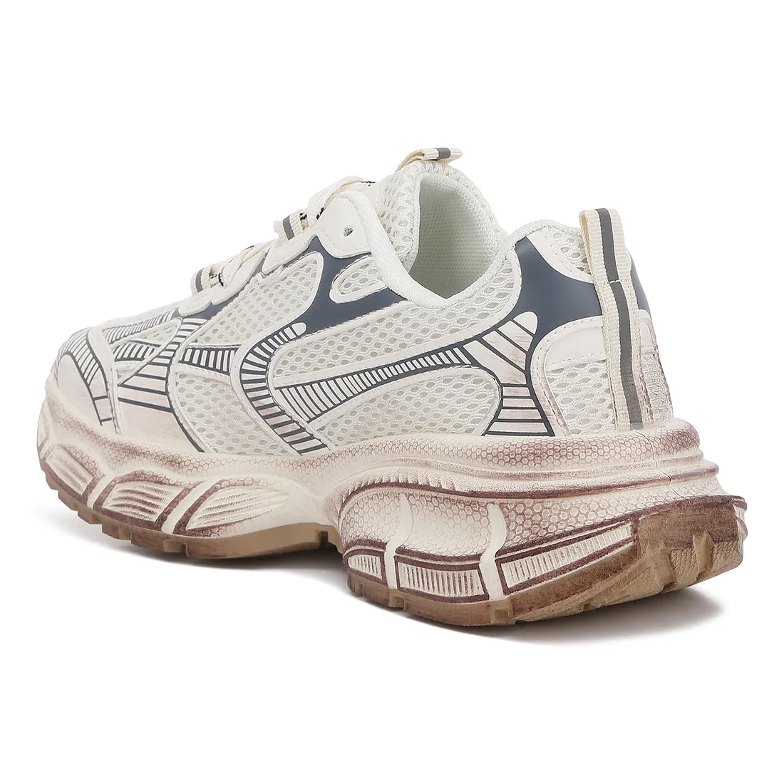 Pull Tab Chunky Sole Sneaker