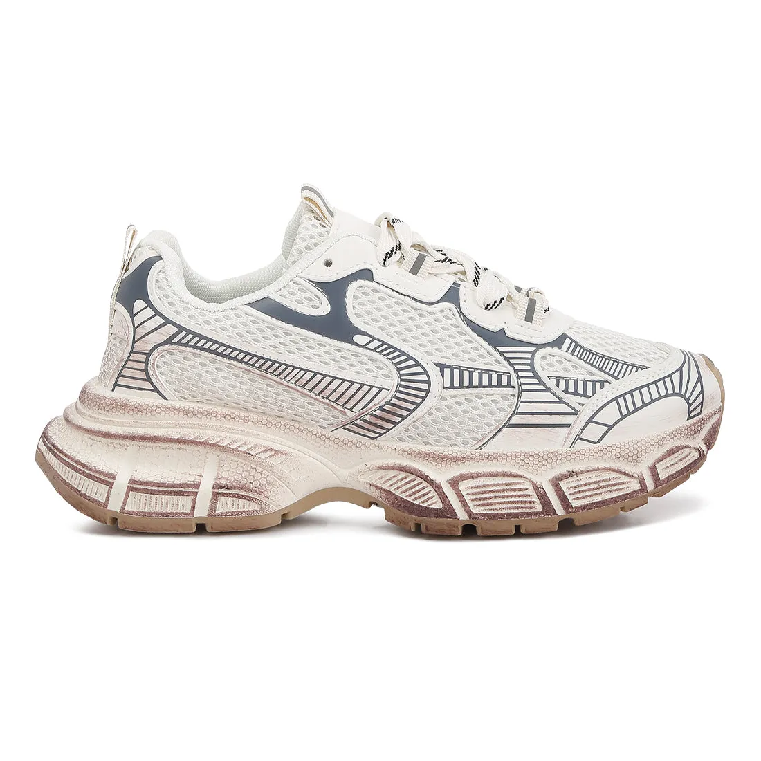 Pull Tab Chunky Sole Sneaker