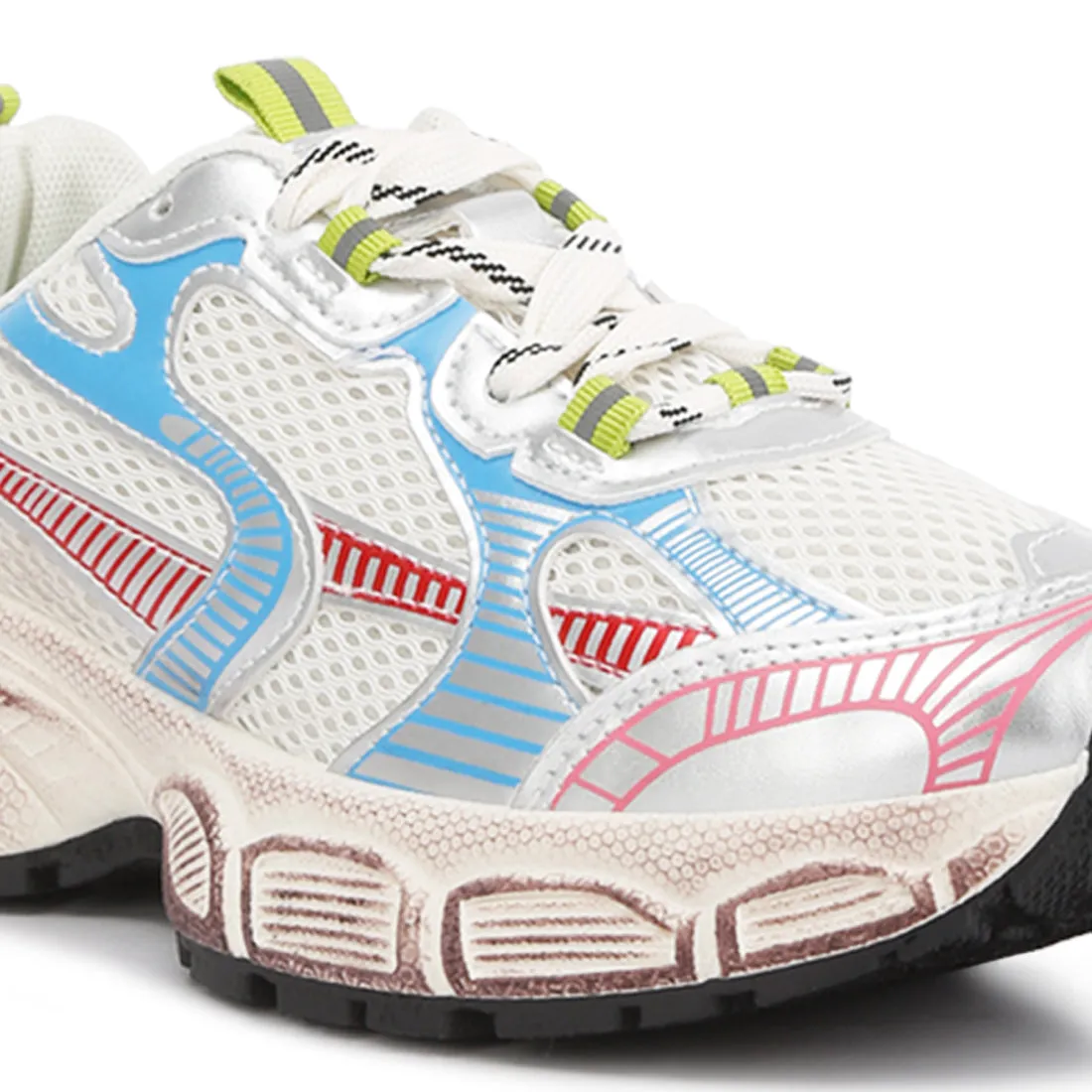 Pull Tab Chunky Sole Sneaker