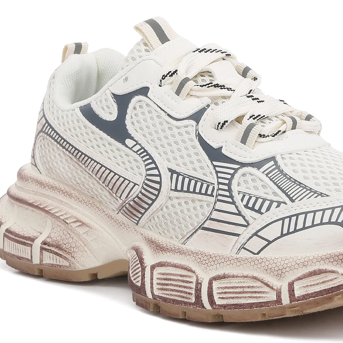 Pull Tab Chunky Sole Sneaker