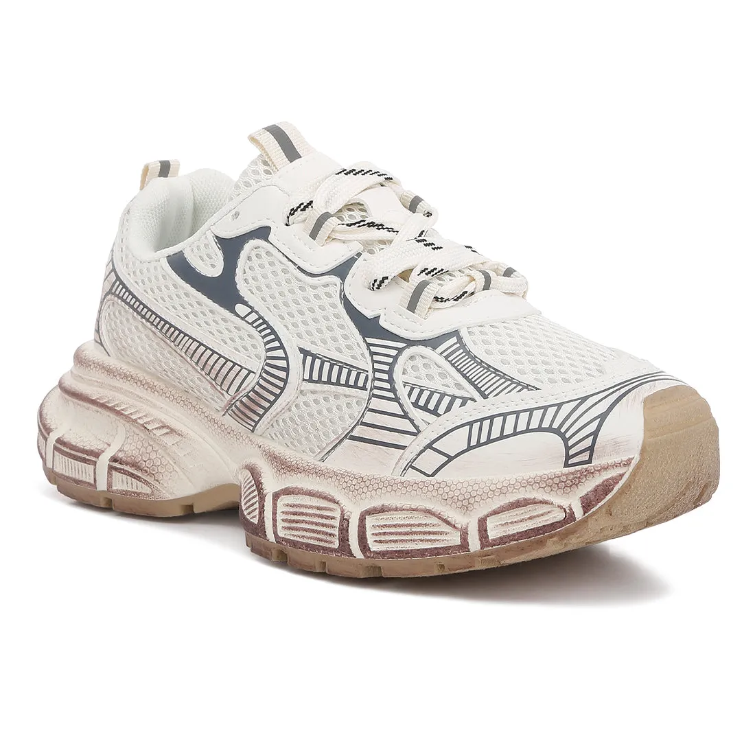 Pull Tab Chunky Sole Sneaker