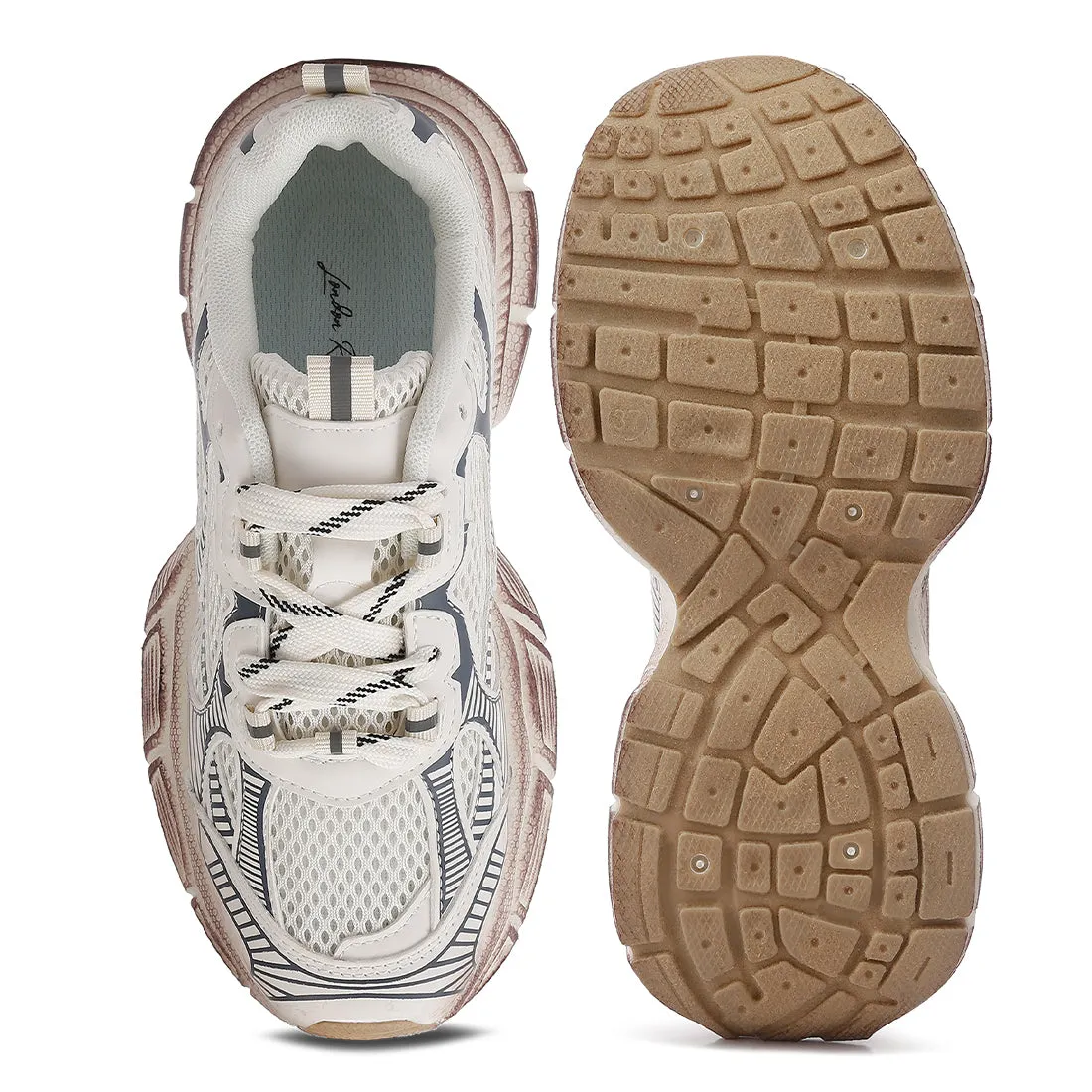 Pull Tab Chunky Sole Sneaker