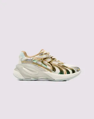 Puma Inverse Metallic "White/Gold" late evening running