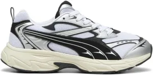PUMA Mens Morphic Retro Lace Up Sneakers Shoes Casual - Black, Silver