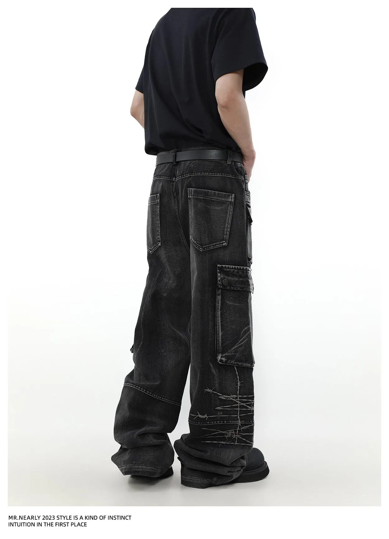 QS359A multi pocket pants